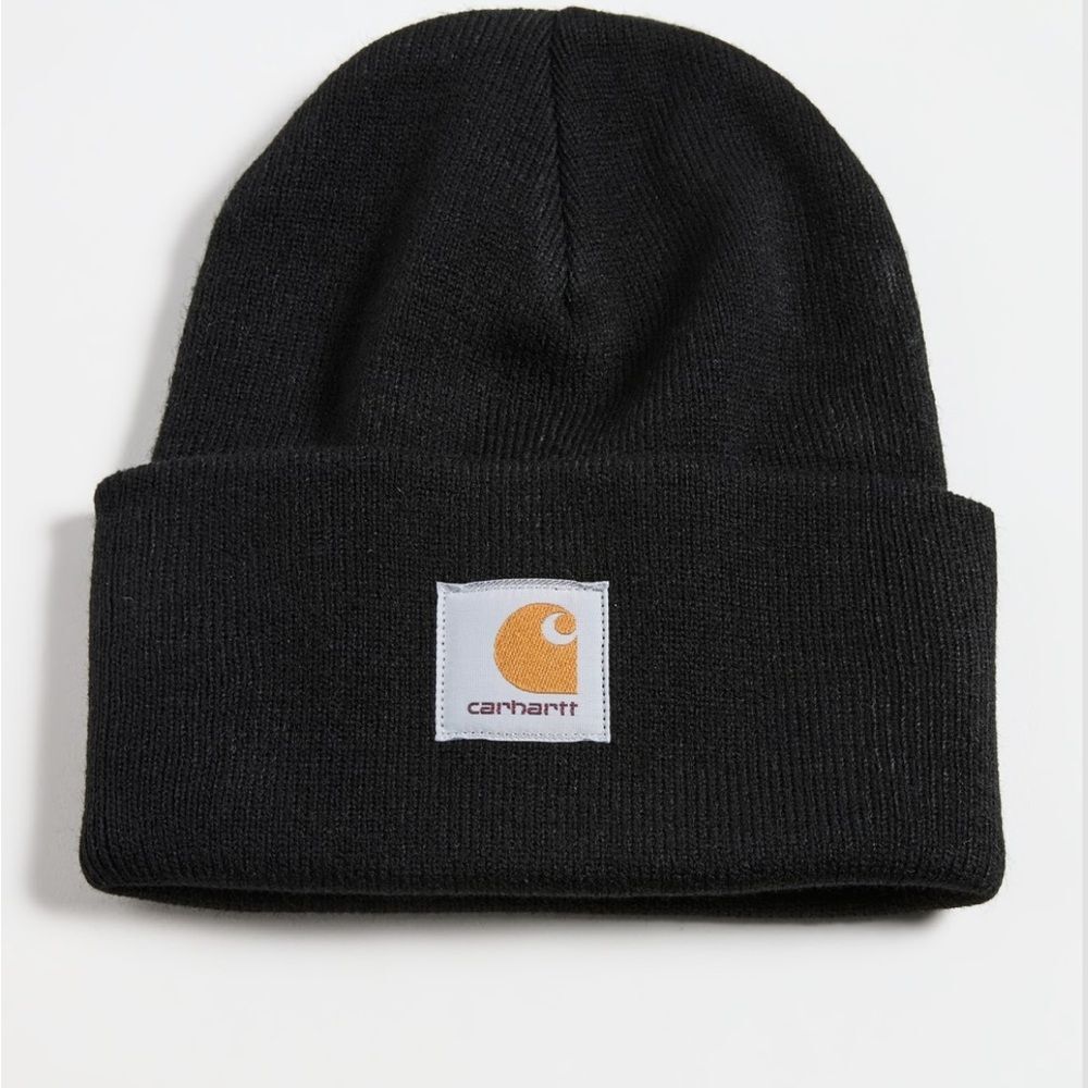 Carhartt Knit Cuffed Beanie in Black